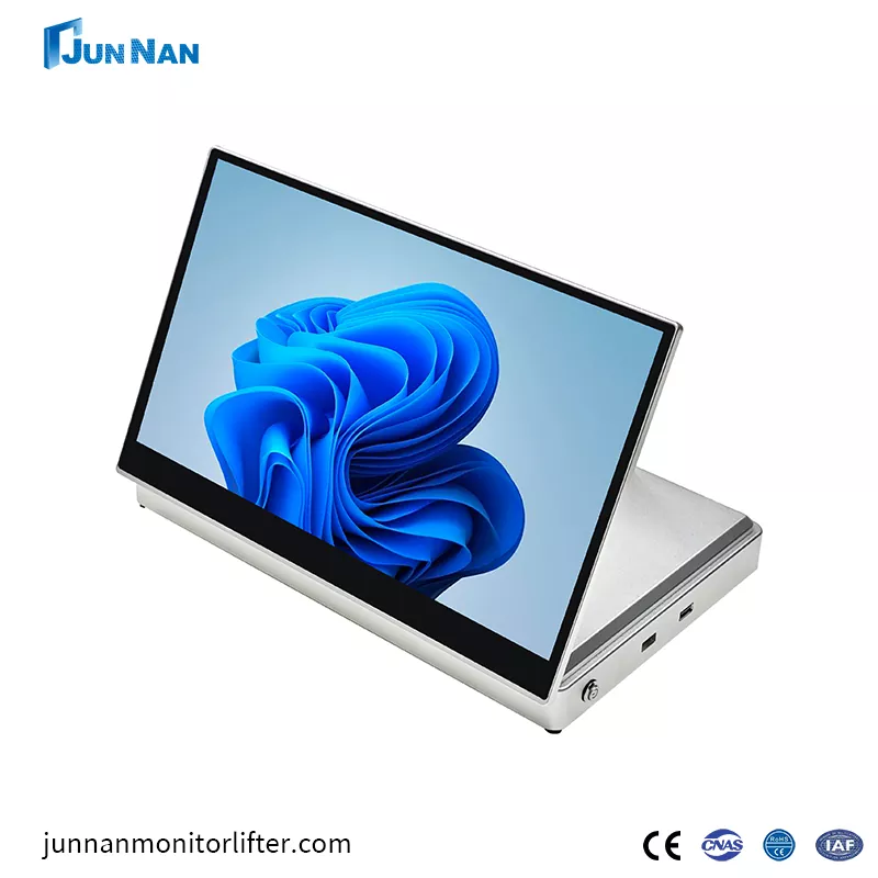 Изскачащ настолен LCD монитор